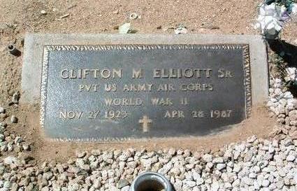 ELLIOTT, CLIFTON MILO, SR. - Yavapai County, Arizona | CLIFTON MILO, SR. ELLIOTT - Arizona Gravestone Photos
