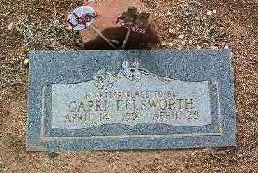 ELLSWORTH, CAPRI - Yavapai County, Arizona | CAPRI ELLSWORTH - Arizona Gravestone Photos