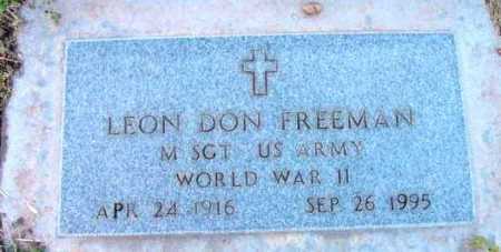 FREEMAN, LEON DON - Yavapai County, Arizona | LEON DON FREEMAN - Arizona Gravestone Photos