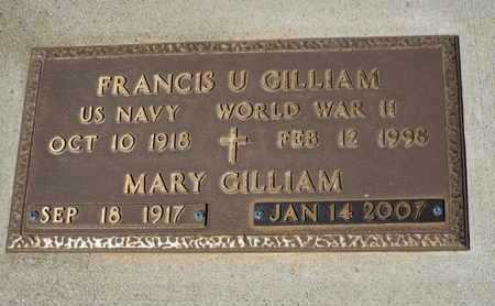GILLIAM, FRANCIS U. - Yavapai County, Arizona | FRANCIS U. GILLIAM - Arizona Gravestone Photos