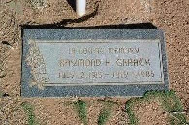 GRAACK, RAYMOND H. - Yavapai County, Arizona | RAYMOND H. GRAACK - Arizona Gravestone Photos