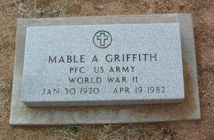 GRIFFITH, MABEL A. - Yavapai County, Arizona | MABEL A. GRIFFITH - Arizona Gravestone Photos