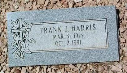 HARRIS, FRANK JAMES - Yavapai County, Arizona | FRANK JAMES HARRIS - Arizona Gravestone Photos