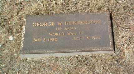HENDERSON, GEORGE W. - Yavapai County, Arizona | GEORGE W. HENDERSON - Arizona Gravestone Photos