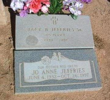 JEFFRIES, JACK B. - Yavapai County, Arizona | JACK B. JEFFRIES - Arizona Gravestone Photos