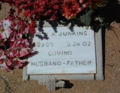 JUNKINS, ROY ARTHUR - Yavapai County, Arizona | ROY ARTHUR JUNKINS - Arizona Gravestone Photos