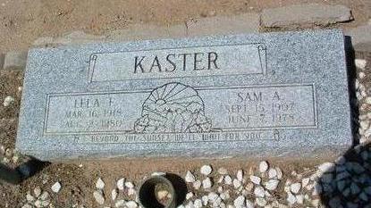 KASTER, SAMUEL A. - Yavapai County, Arizona | SAMUEL A. KASTER - Arizona Gravestone Photos