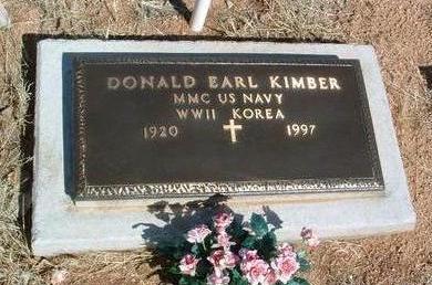 KIMBER, DONALD EARL - Yavapai County, Arizona | DONALD EARL KIMBER - Arizona Gravestone Photos