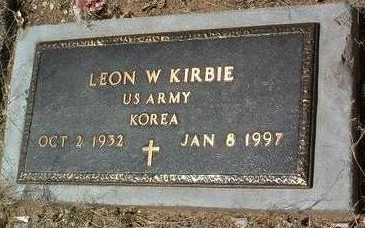 KIRBIE, LEON WESLEY - Yavapai County, Arizona | LEON WESLEY KIRBIE - Arizona Gravestone Photos