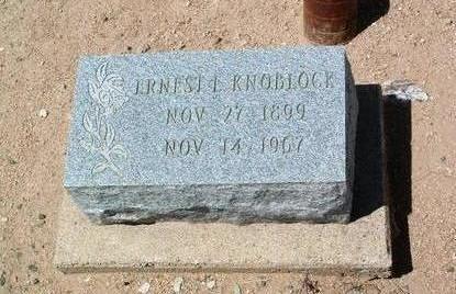 KNOBLOCK, ERNEST EDWARD - Yavapai County, Arizona | ERNEST EDWARD KNOBLOCK - Arizona Gravestone Photos