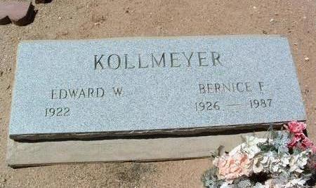 KOLLMEYER, BERNICE F. - Yavapai County, Arizona | BERNICE F. KOLLMEYER - Arizona Gravestone Photos