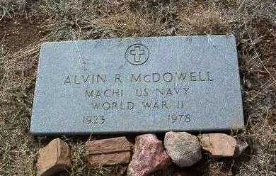 MCDOWELL, ALVIN R. - Yavapai County, Arizona | ALVIN R. MCDOWELL - Arizona Gravestone Photos