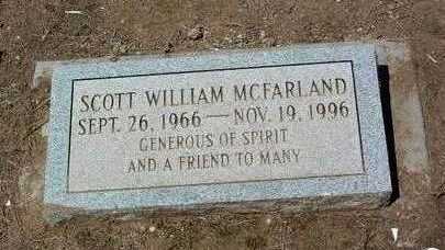 MCFARLAND, SCOTT WILLIAM - Yavapai County, Arizona | SCOTT WILLIAM MCFARLAND - Arizona Gravestone Photos