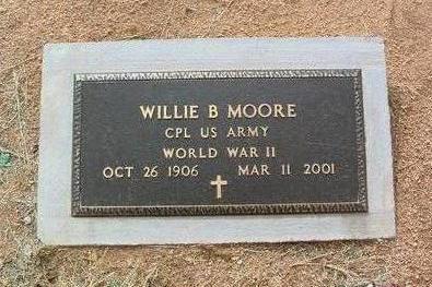 MOORE, WILLIE B. - Yavapai County, Arizona | WILLIE B. MOORE - Arizona Gravestone Photos