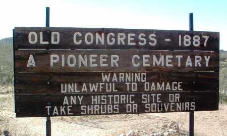 OLD CONGRESS, CEMETERY - Yavapai County, Arizona | CEMETERY OLD CONGRESS - Arizona Gravestone Photos