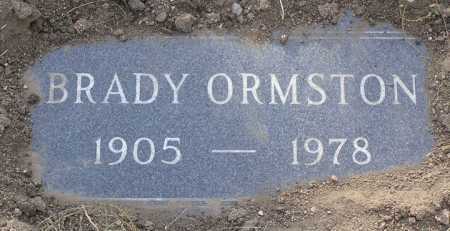 ORMSTON, BRADY W. - Yavapai County, Arizona | BRADY W. ORMSTON - Arizona Gravestone Photos
