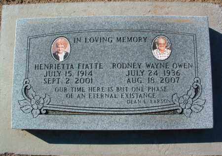 FIATTE, HENRIETTA - Yavapai County, Arizona | HENRIETTA FIATTE - Arizona Gravestone Photos