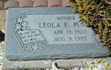 PLATT, LEOLA FRANCES - Yavapai County, Arizona | LEOLA FRANCES PLATT - Arizona Gravestone Photos