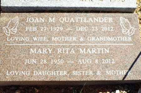 HOFF QUATTLANDER, JOAN - Yavapai County, Arizona | JOAN HOFF QUATTLANDER - Arizona Gravestone Photos