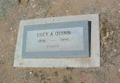 QUINN, LUCY A. - Yavapai County, Arizona | LUCY A. QUINN - Arizona Gravestone Photos