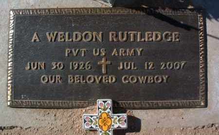 RUTLEDGE, ALVIS WELDON - Yavapai County, Arizona | ALVIS WELDON RUTLEDGE - Arizona Gravestone Photos