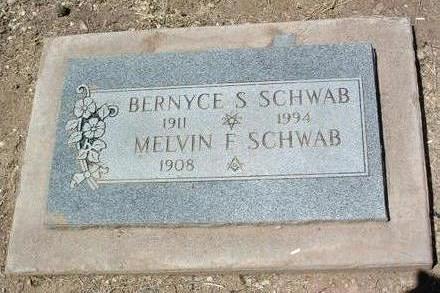 SCHWAB, BERNYCE S. - Yavapai County, Arizona | BERNYCE S. SCHWAB - Arizona Gravestone Photos