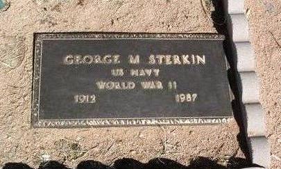 STERKIN, GEORGE M. - Yavapai County, Arizona | GEORGE M. STERKIN - Arizona Gravestone Photos