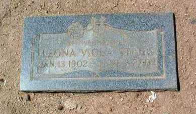 STILES, LEONA VIOLA - Yavapai County, Arizona | LEONA VIOLA STILES - Arizona Gravestone Photos