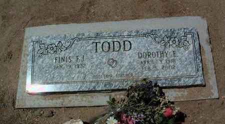 STOOPS TODD, DOROTHY E. - Yavapai County, Arizona | DOROTHY E. STOOPS TODD - Arizona Gravestone Photos