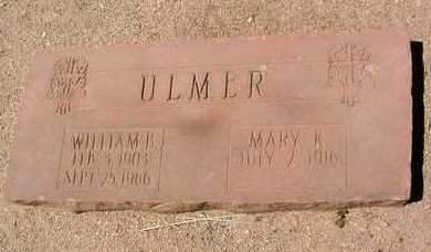 ULMER, WILLIAM B. - Yavapai County, Arizona | WILLIAM B. ULMER - Arizona Gravestone Photos