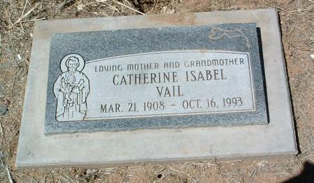 VAIL, CATHERINE ISABEL - Yavapai County, Arizona | CATHERINE ISABEL VAIL - Arizona Gravestone Photos