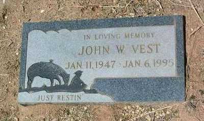 VEST, JOHN WAYNE - Yavapai County, Arizona | JOHN WAYNE VEST - Arizona Gravestone Photos