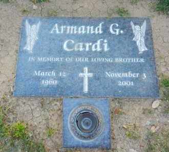 CARDI, ARMAND G. - Pima County, Arizona | ARMAND G. CARDI - Arizona Gravestone Photos