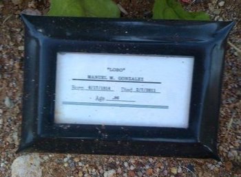 GONZALEZ, MANUEL M. "LOBO" - Pima County, Arizona | MANUEL M. "LOBO" GONZALEZ - Arizona Gravestone Photos