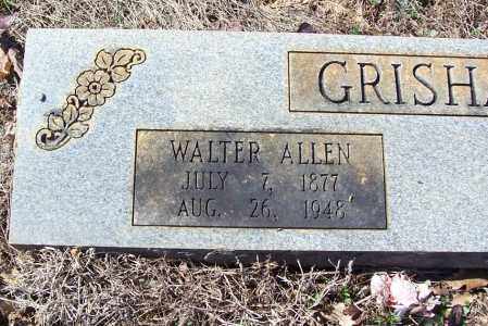 GRISHAM, WALTER ALLEN (CLOSE UP) - Garland County, Arkansas | WALTER ALLEN (CLOSE UP) GRISHAM - Arkansas Gravestone Photos