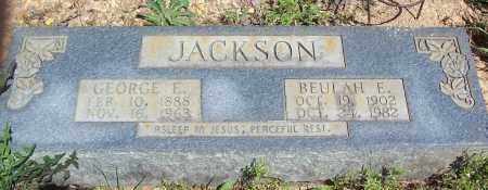 JACKSON, GEORGE E. - Garland County, Arkansas | GEORGE E. JACKSON - Arkansas Gravestone Photos