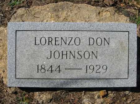 JOHNSON, LORENZO DON - Garland County, Arkansas | LORENZO DON JOHNSON - Arkansas Gravestone Photos
