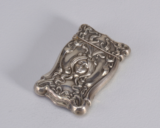 Female Mask with Tendrils Matchsafe