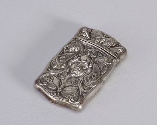 Female Mask and Butterflies Matchsafe