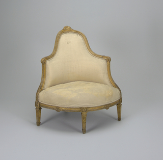 End piece from canape confident or 3-sectioned upholstered sofa Chair