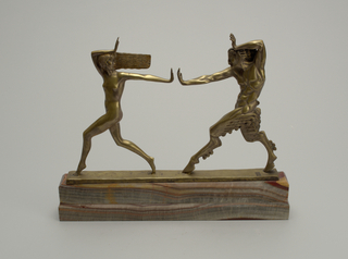 Nymph and Satyr Sculpture