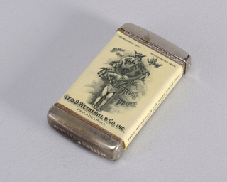 Advertisement for "Atlas Ready Mixed Paint" Matchsafe