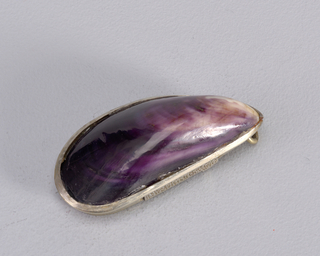 Mounted Mussel Shell Matchsafe