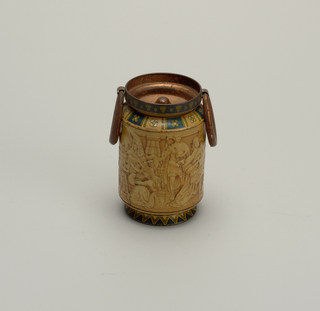 Egyptian Revival Style Biscuit Tin