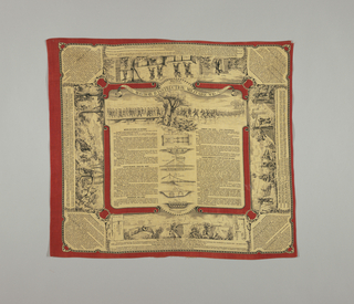 Handkerchief, Mouchoire d'Instruction Militaire No. 10