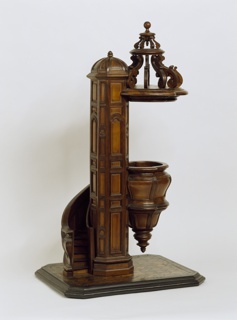 Model for a Pulpit with Staircase Model Of A Pulpit