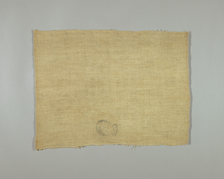 Cloth With Inventory Stamp (France)