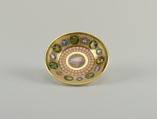 Saucer, from a Breakfast Service (Soucoupe; Déjeuner Mosaïque Florentine) Saucer