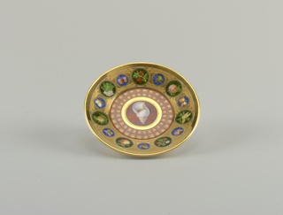 Saucer, from a Breakfast Service (Soucoupe; Déjeuner Mosaïque Florentine) Saucer