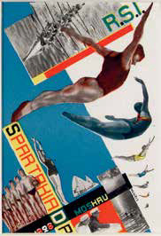 Postcard, Spartakiada, Moscow 1928